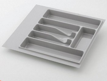 Вкладыш для кухонных принадлежностей, серый, Volpato 600 мм в Москаленки - moskalenki.mebel54.com | фото